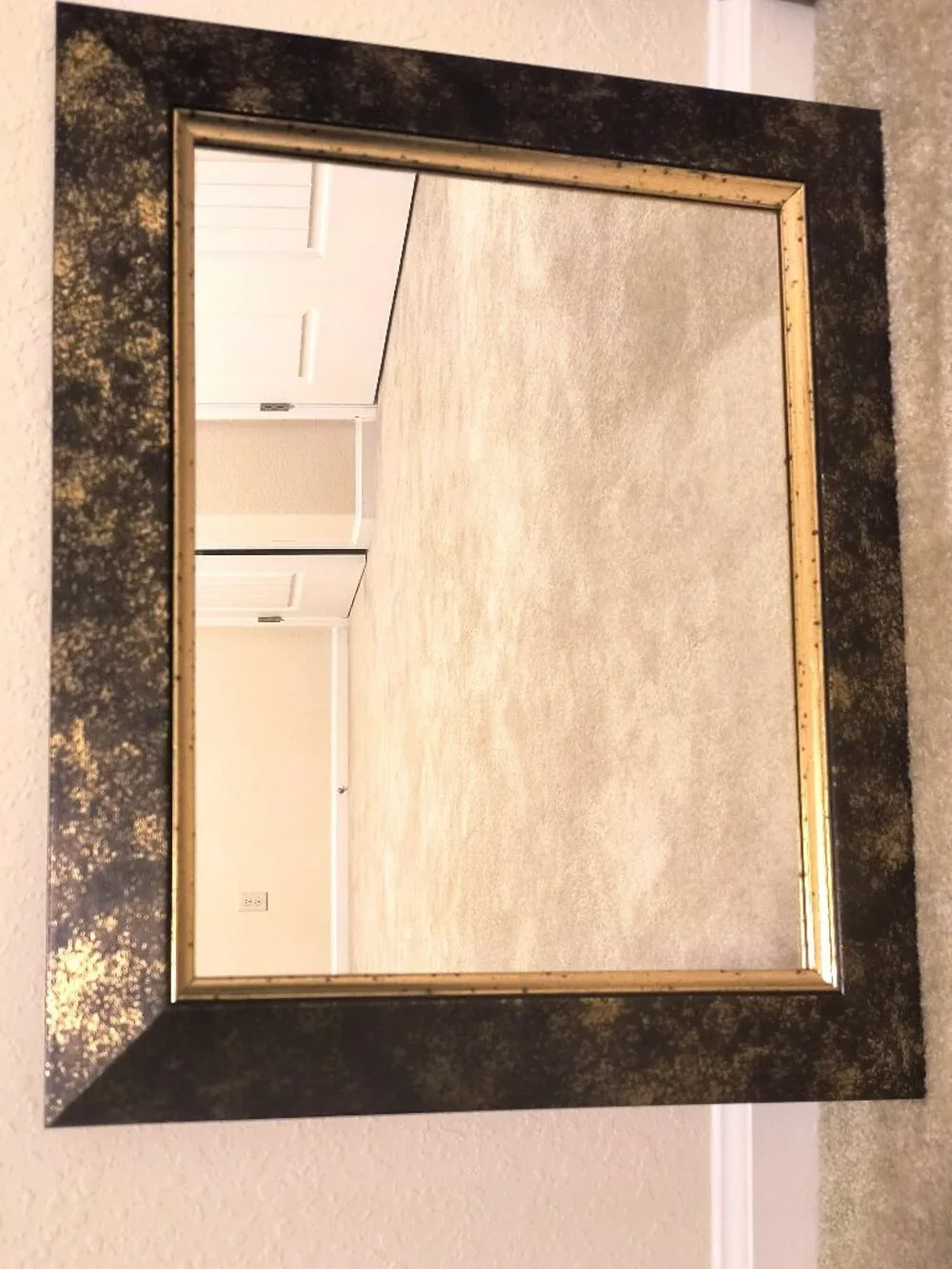 Home Interiors Midnight Gold Accent Mirror